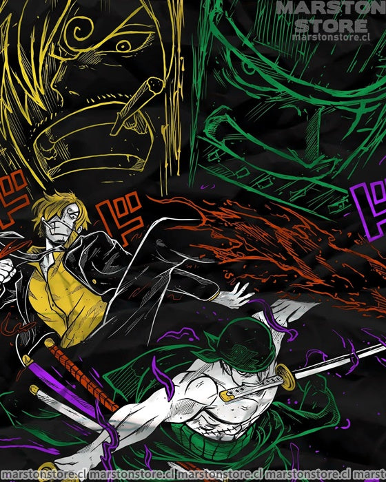 Polerón One Piece - Sanji - Zoro