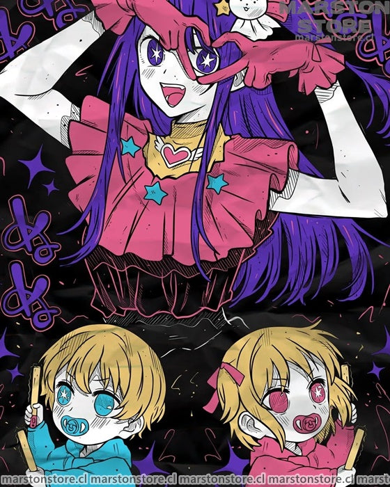 Polera Oshi no Ko - Ai Hoshino - Aquamarine - Ruby