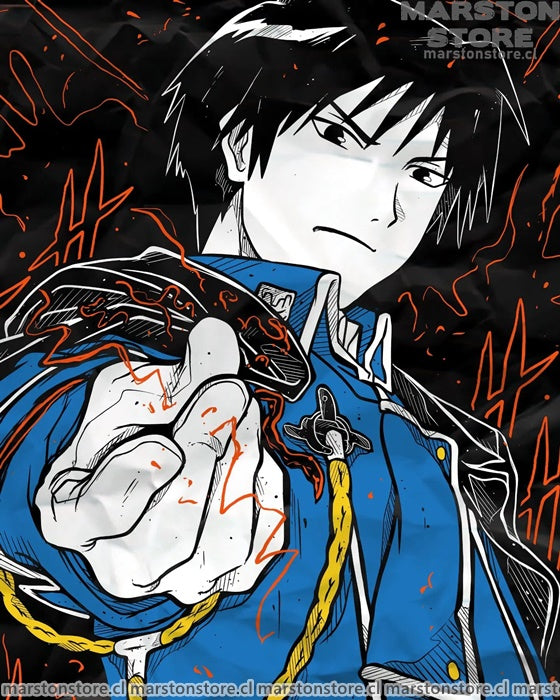 Polera Fullmetal Alchemist - Roy Mustang