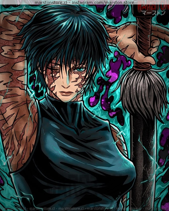 Polerón Jujutsu Kaisen - Maki Zenin