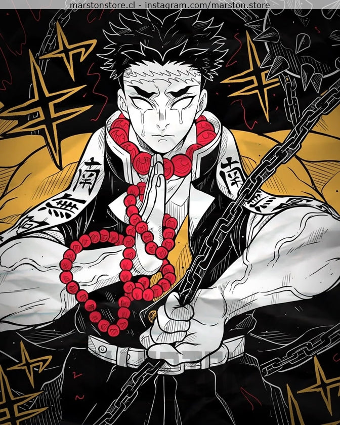 Polerón Kimetsu no Yaiba - Gyomei Himejima