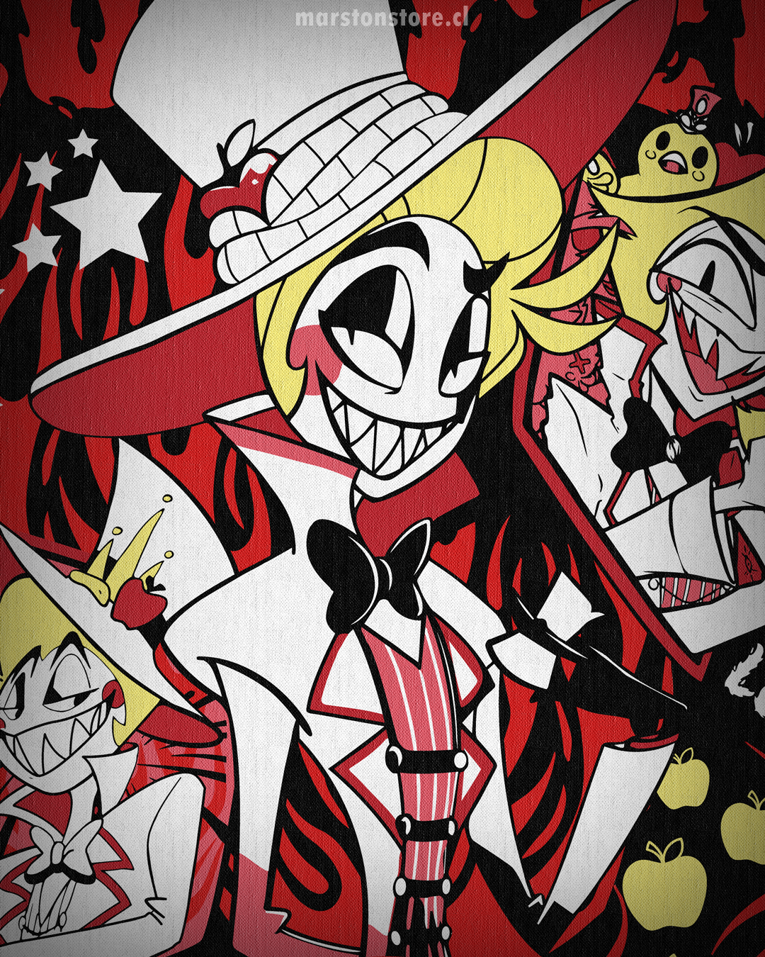 Polera Hazbin Hotel - Lucifer Morningstar (#ak0)