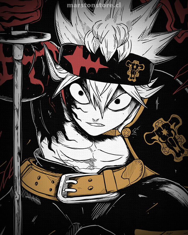Polera Black Clover - Asta