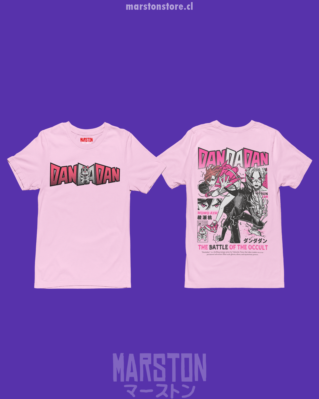 Polera DanDaDan - Okarun x Momo