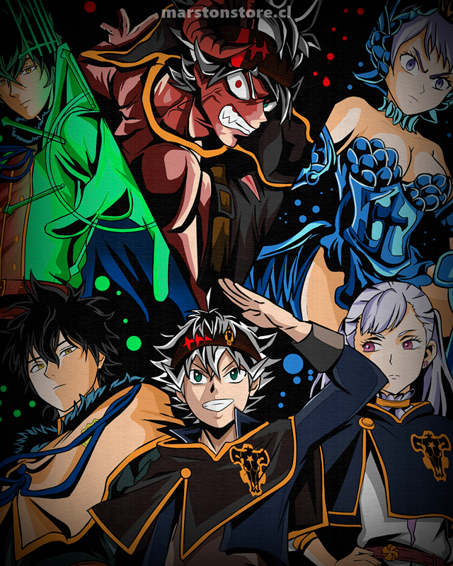 Polerón Black Clover