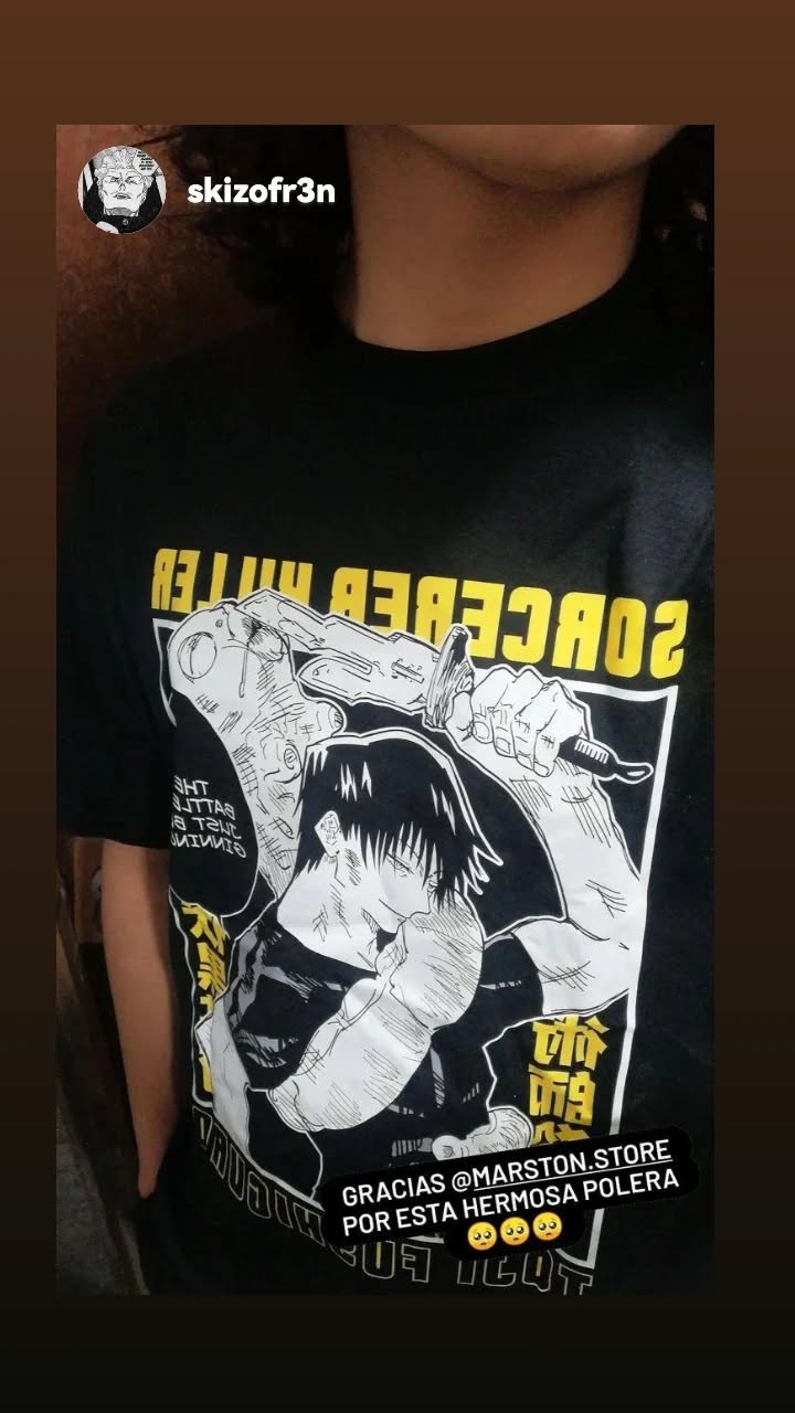 Polera Jujutsu Kaisen - Toji Fushiguro