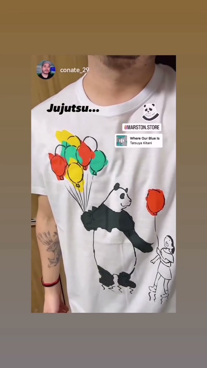 Polera Jujutsu Kaisen - Panda