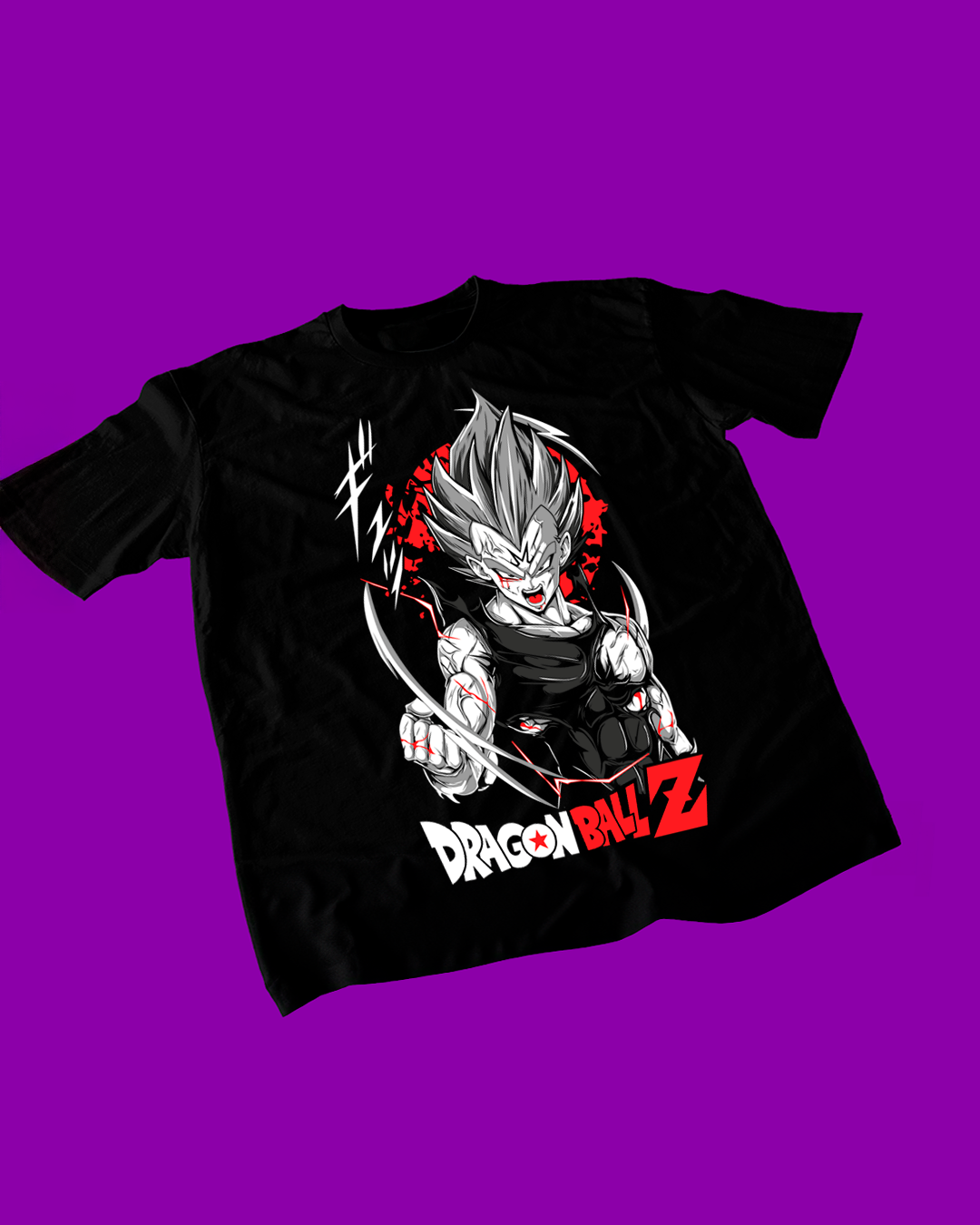 Polera Dragon Ball Z - Majin Vegeta