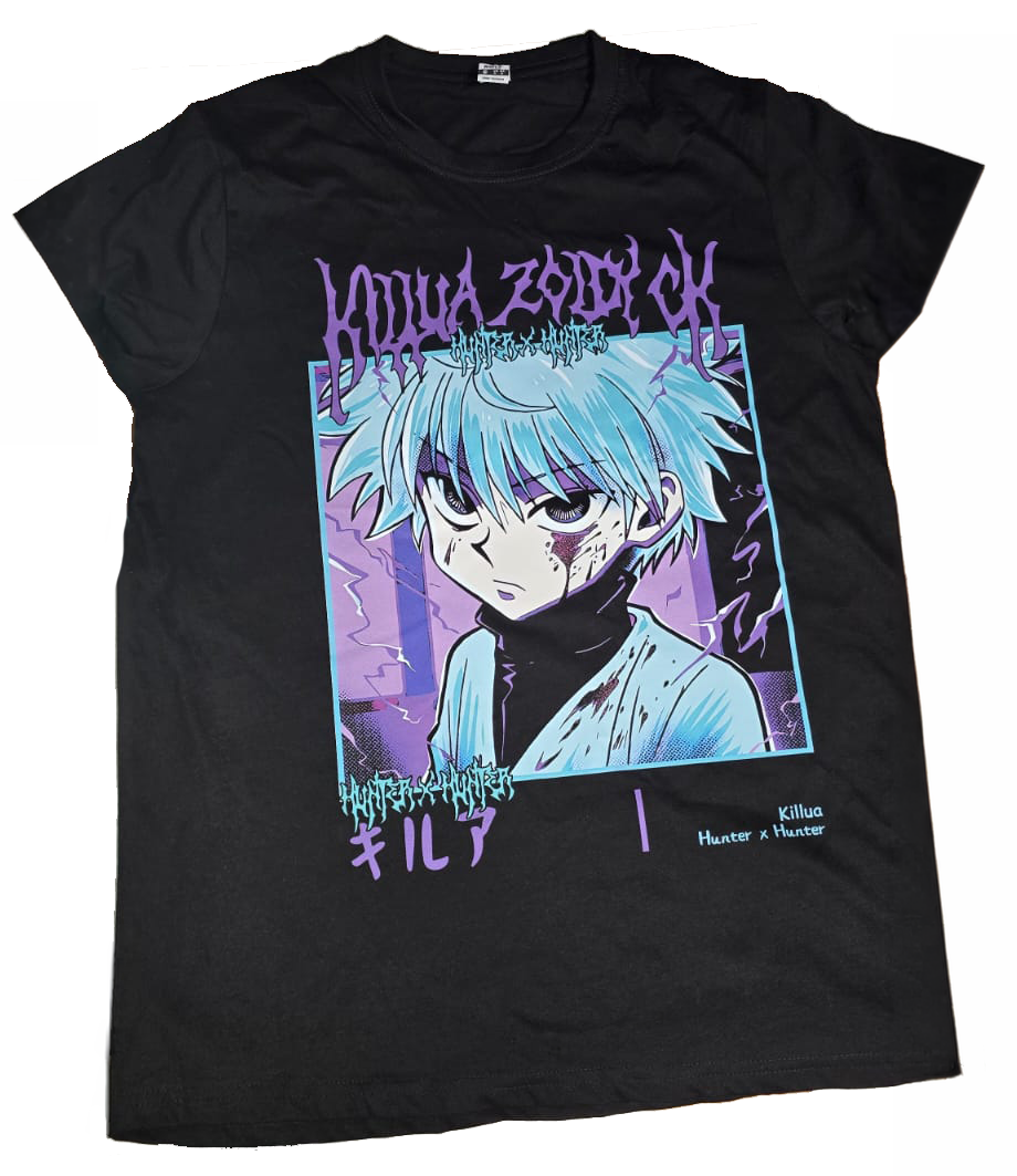 Polera Hunter x Hunter - Killua Talla S (detalle, leer descripción)
