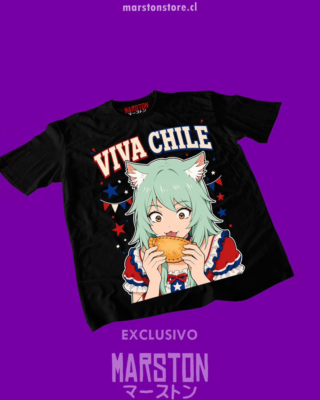 Polera Chainsmoker Cat - Yani Neko Dieciochera