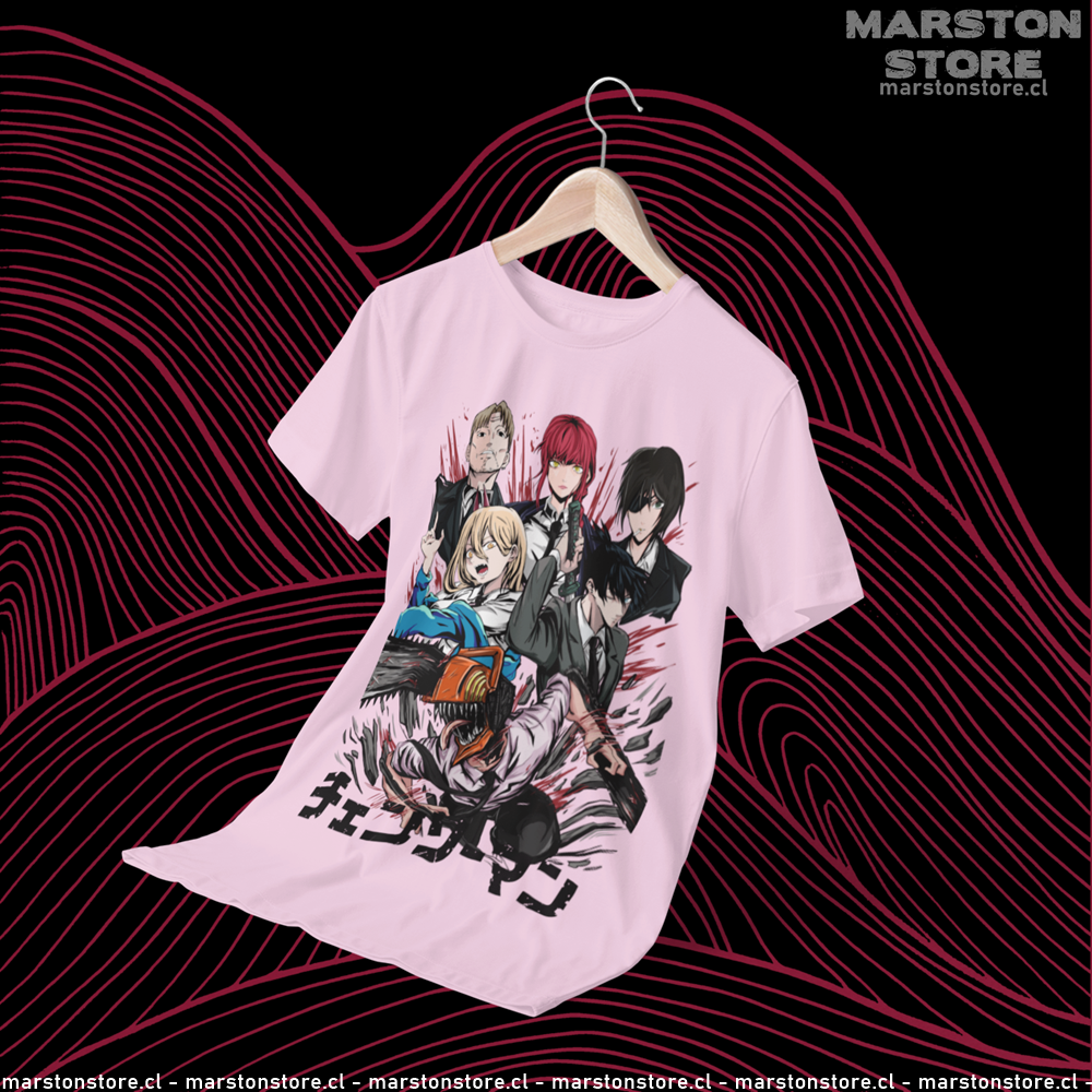 Polera Chainsaw Man - Denji - Makima - Himeno - Power - Aki - Kishibe