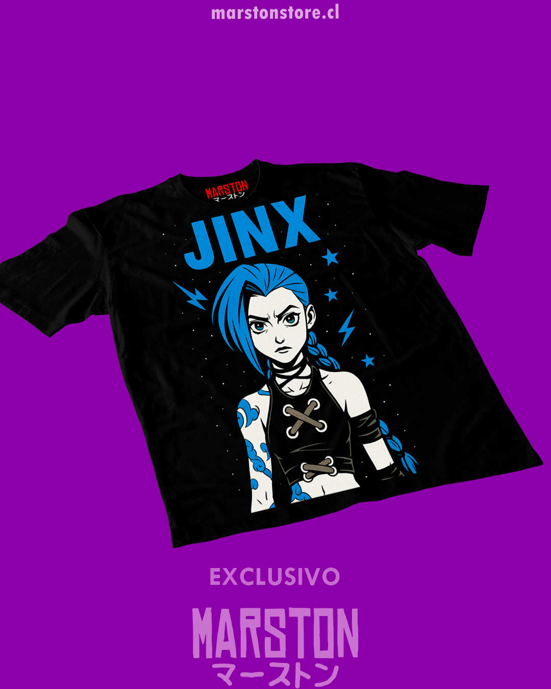 Polera Arcane - Jinx