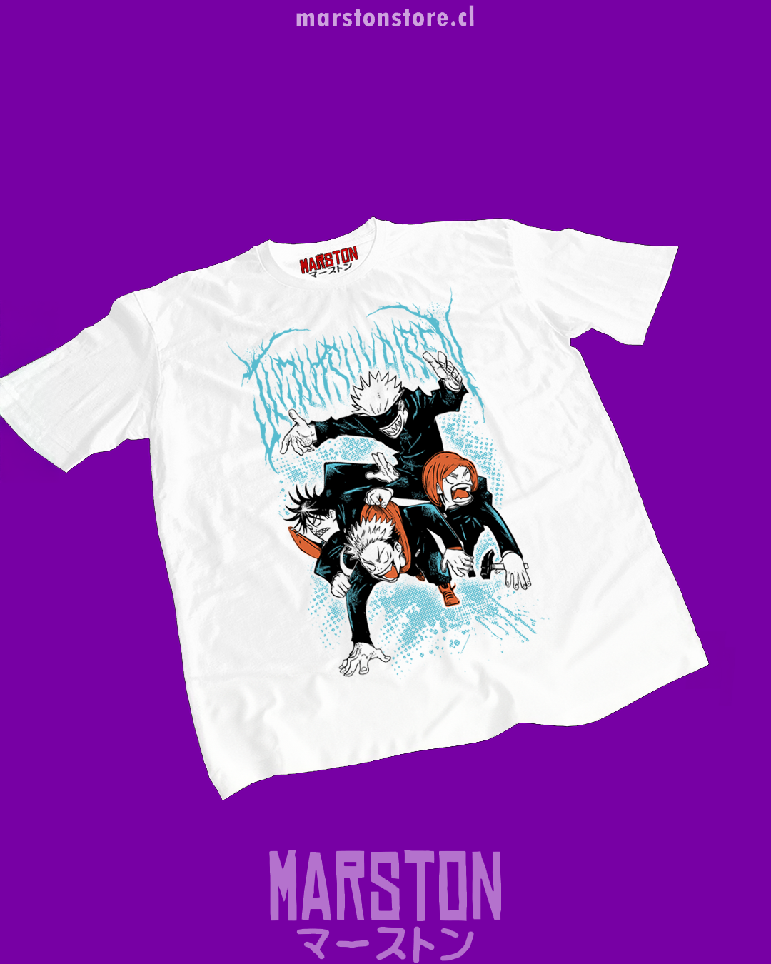 Polera Jujutsu Kaisen - Itadori x Nobara x Megumi x Gojo