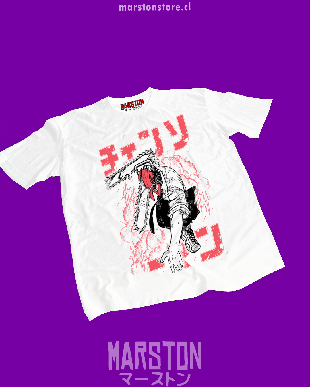 Polera Chainsaw Man - Denji