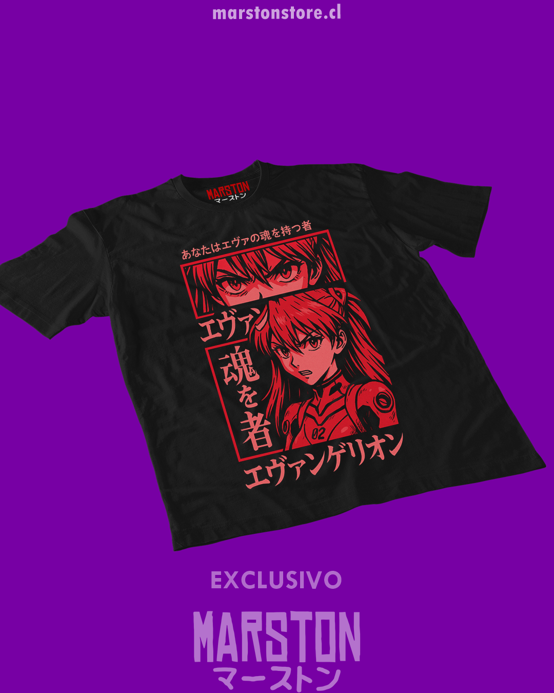 Polera Neon Genesis Evangelion - Asuka