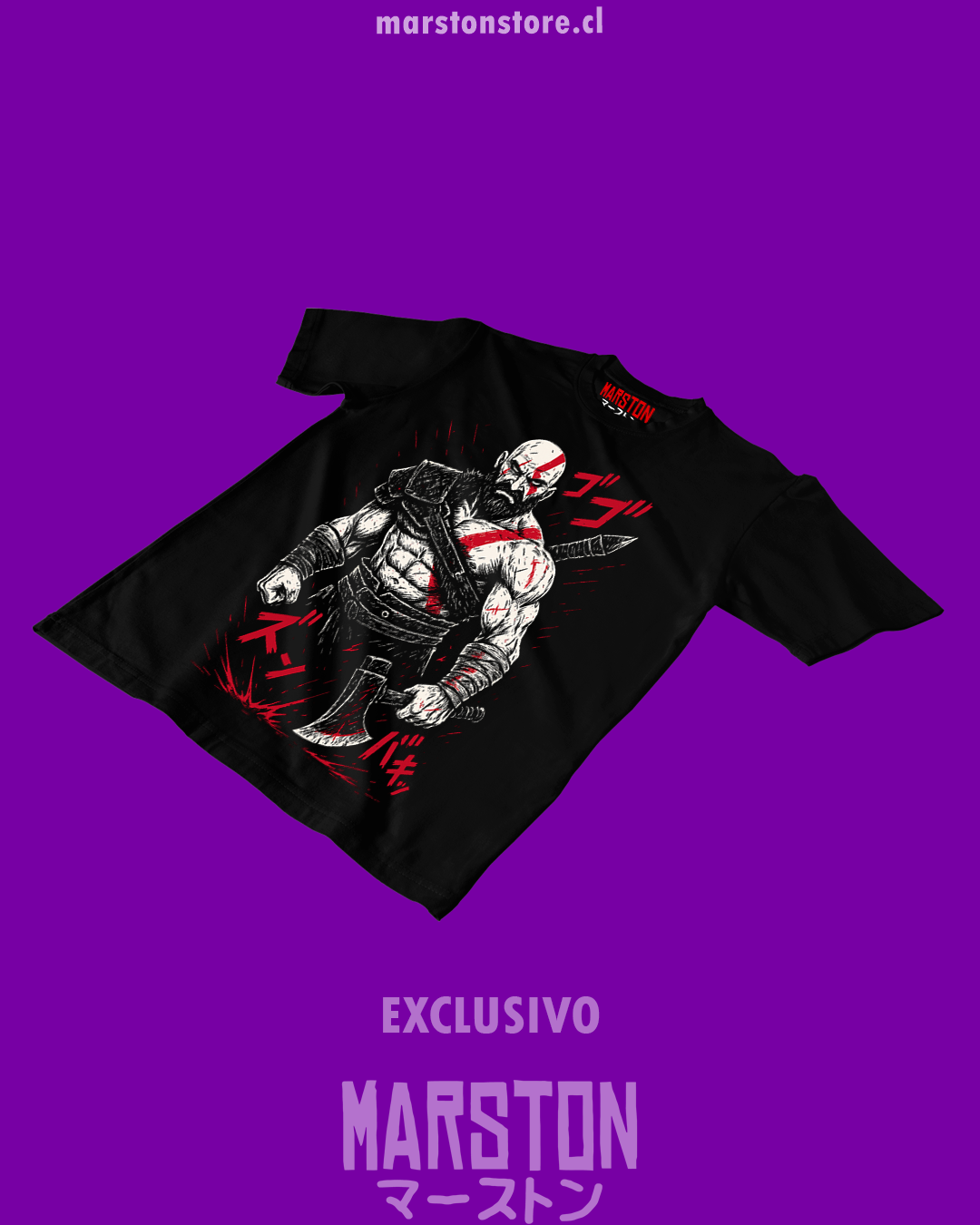 Polera God of War - Kratos