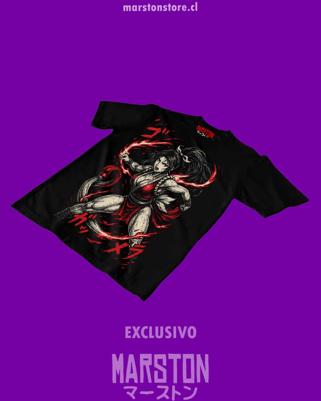 Polera The King of Fighters / Fatal Fury - Mai Shiranui