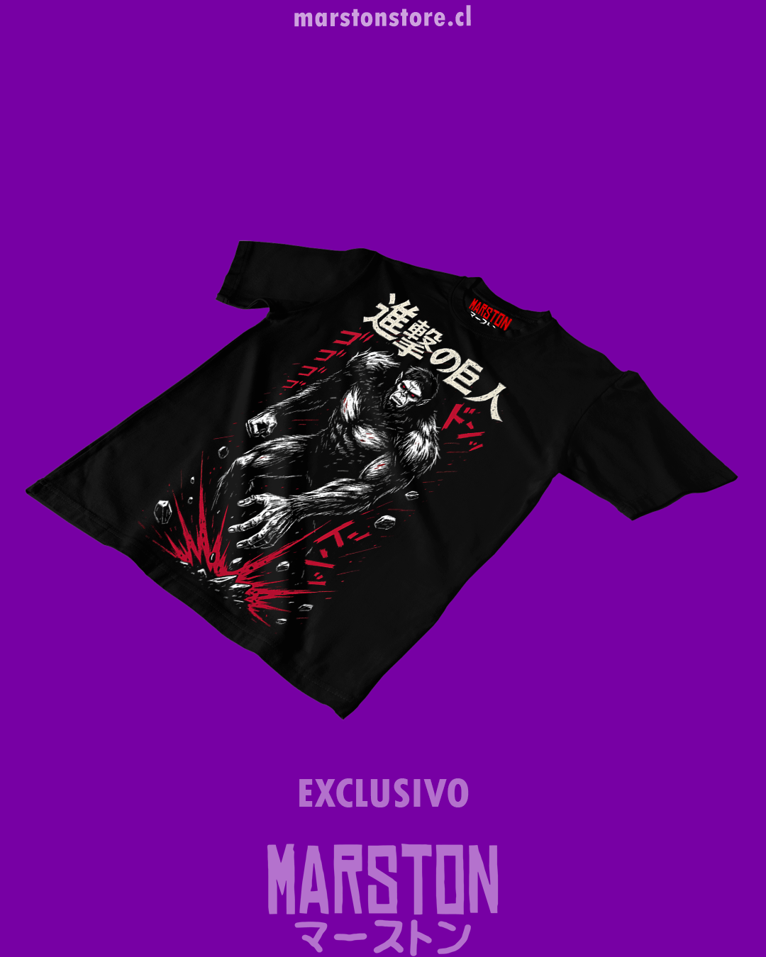 Polera Shingeki no Kyojin - Titán Bestia