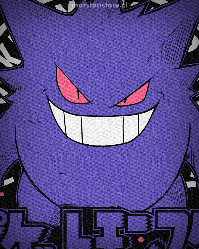 Polera Pokemon - Gengar
