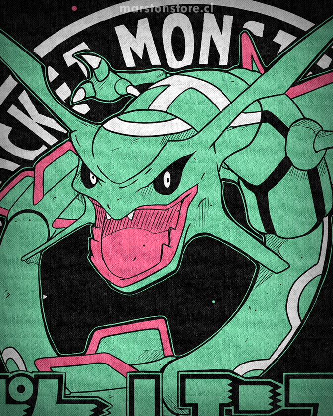 Polera Pokemon - Rayquaza