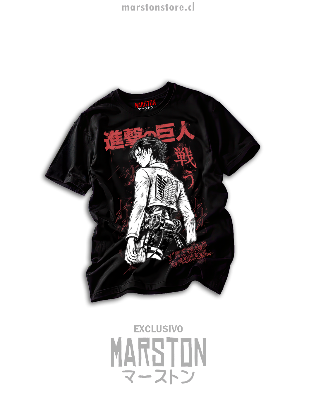 Polera Attack on Titan - Levi Ackerman