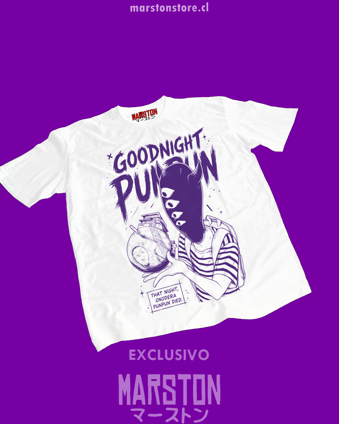 Polera blanca de Oyasumi Punpun