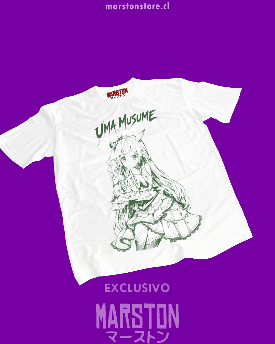 Polera blanca de Umamusume: Pretty Derby