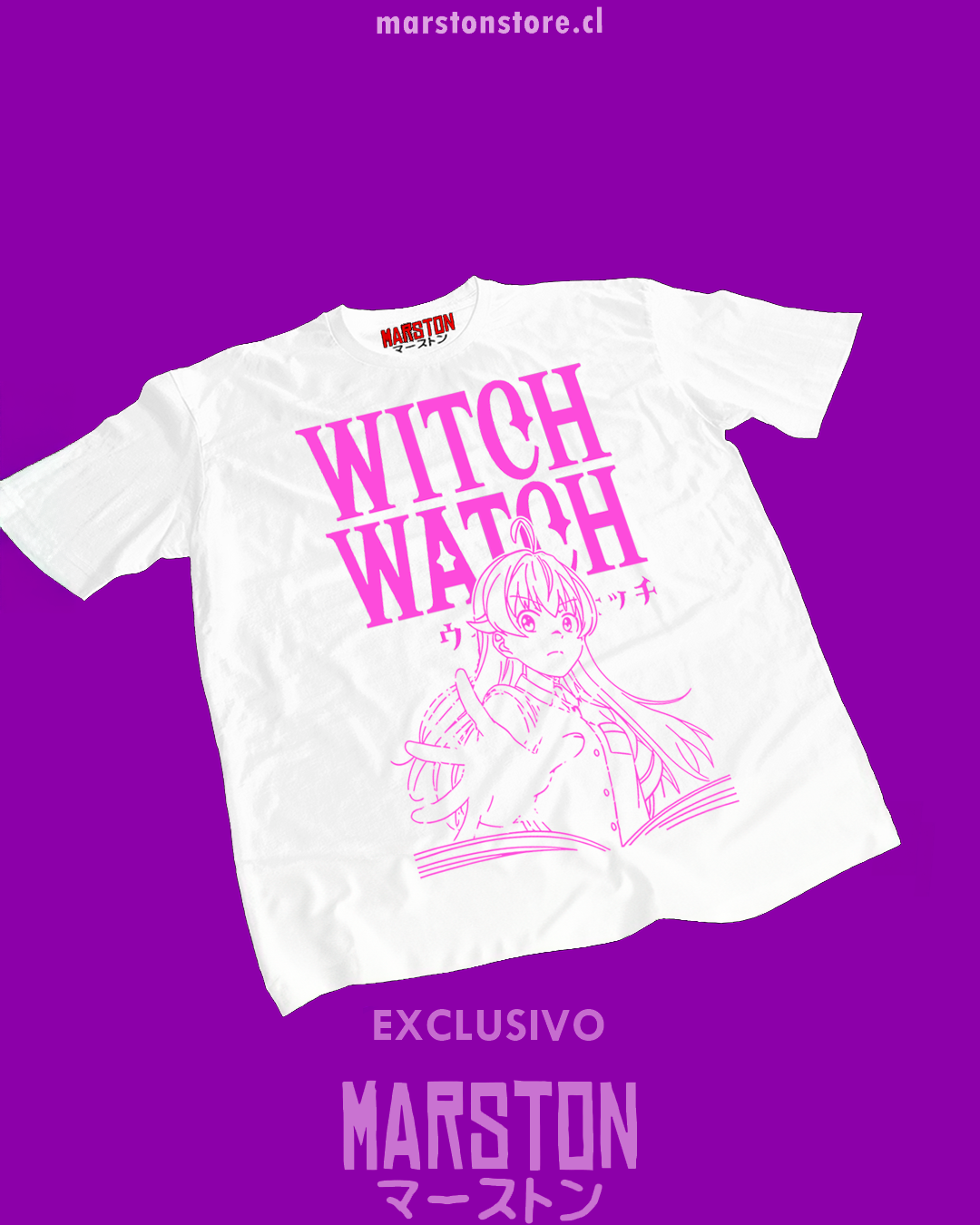 Polera blanca de Witch Watch