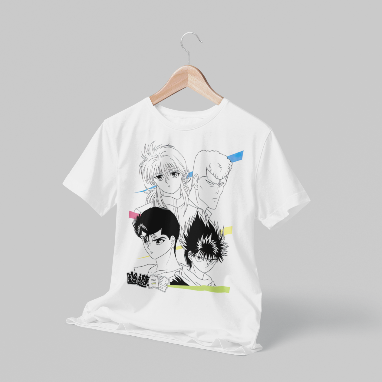 Polera blanca de Yu Yu Hakusho