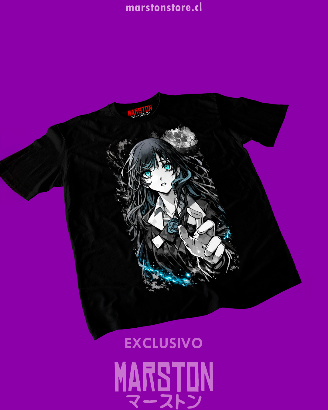 Polera negra de Ado