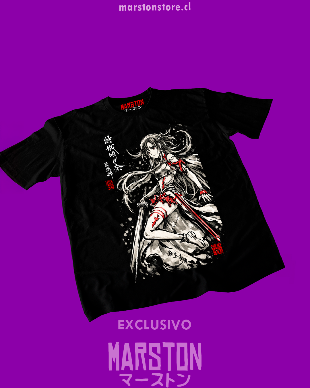 Polera negra de Fate