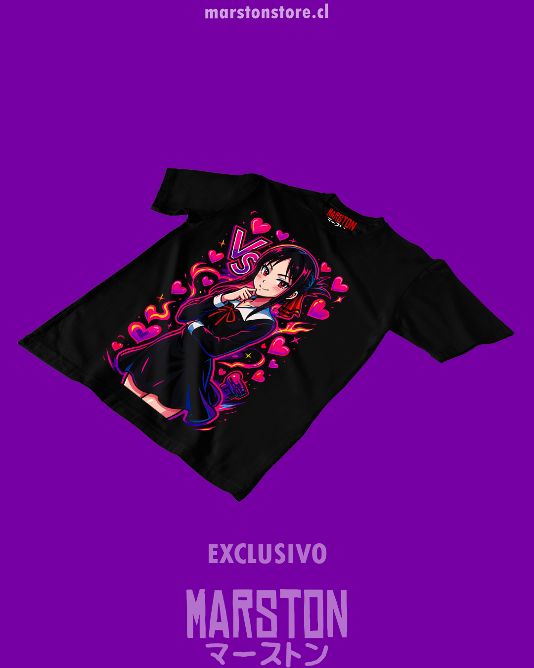 Polera negra de Kaguya-sama: Love Is War