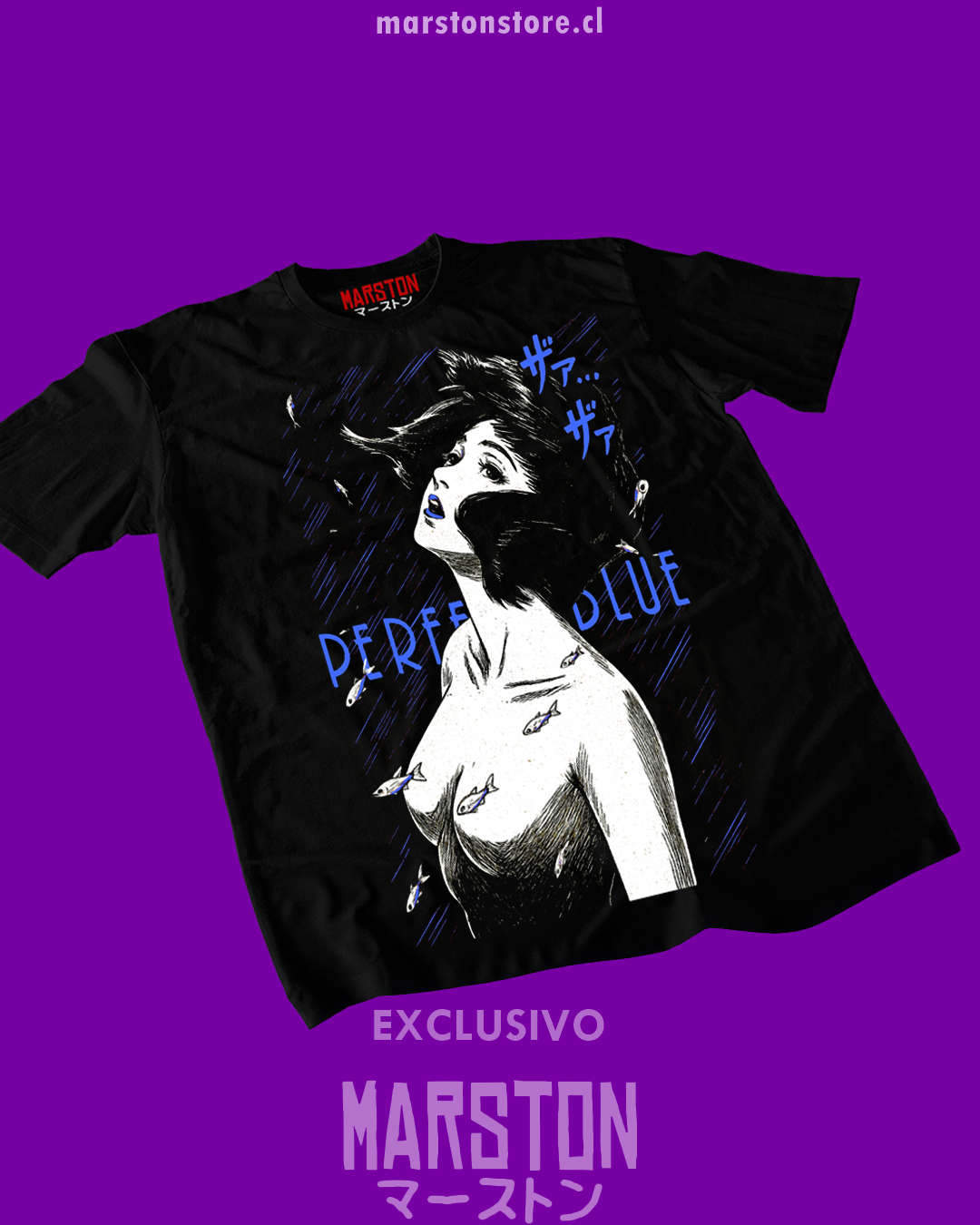 Polera negra de Perfect Blue