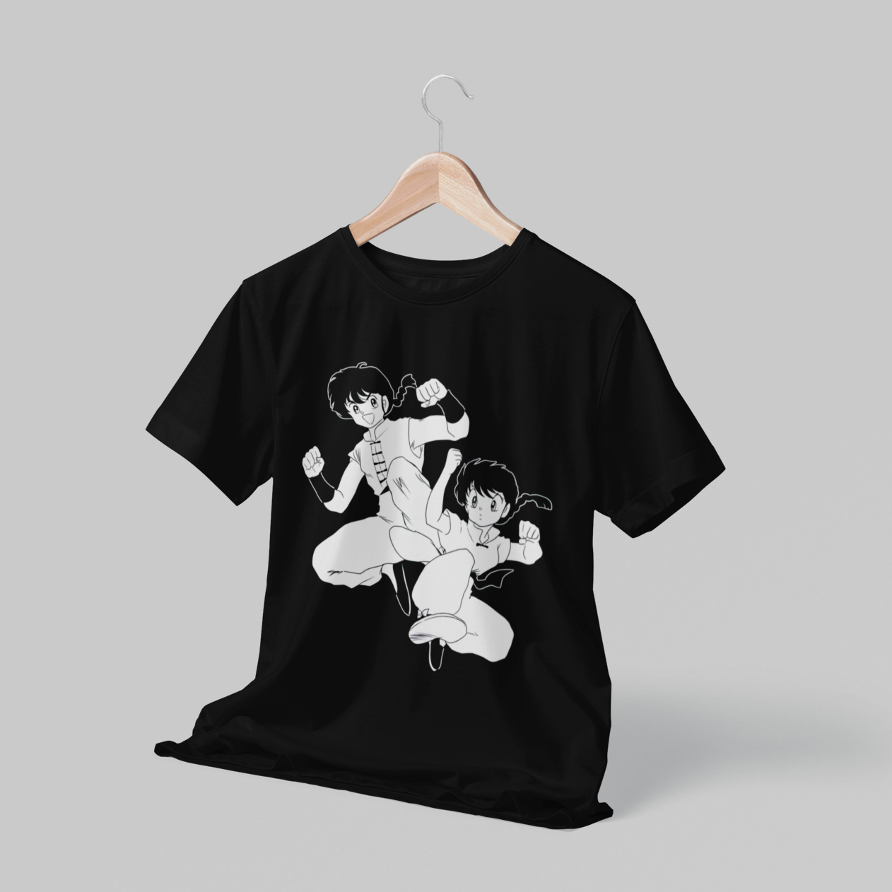 Polera negra de Ranma ½