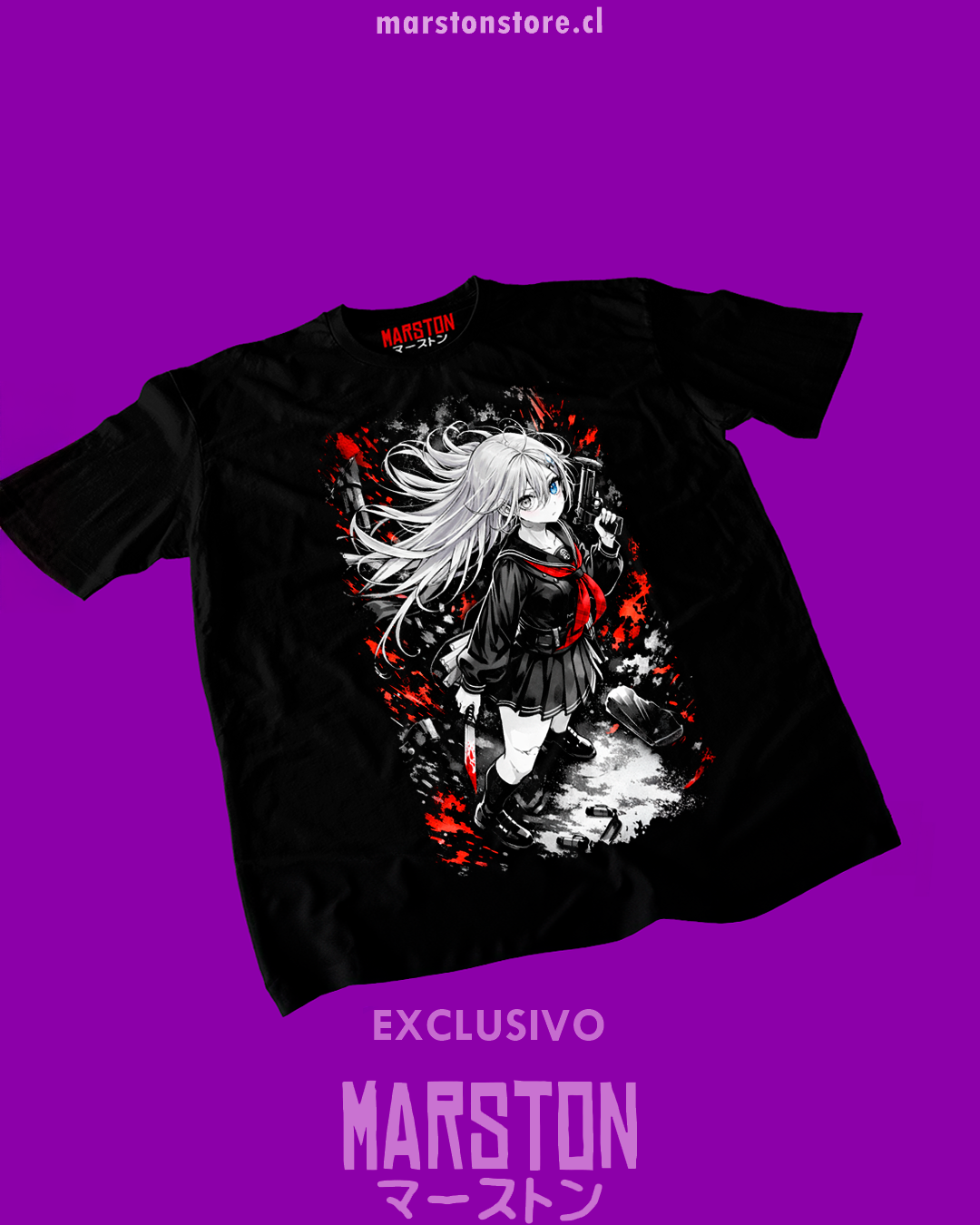 Polera negra de Shiboyugi