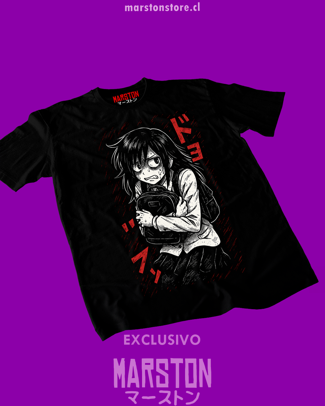 Polera negra de Watamote