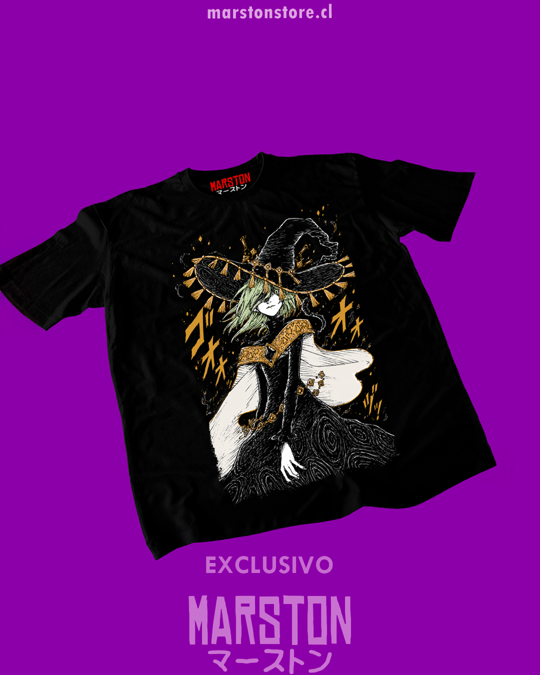 Polera negra de Witch Hat Atelier