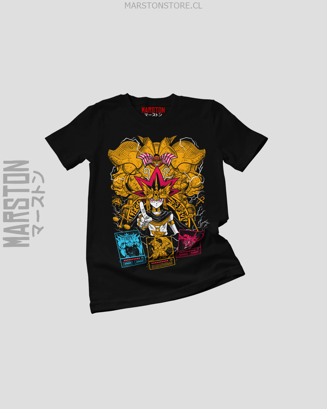 Polera negra de Yu-Gi-Oh!