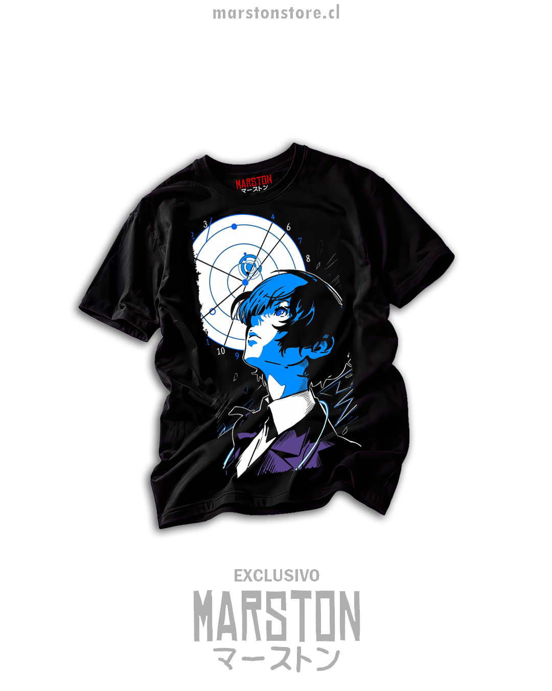 Polera negra Persona 3 Makoto Yuki