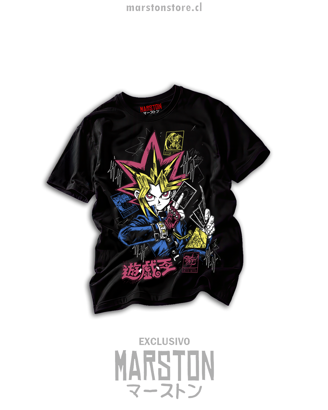 Polera negra Yu-Gi-Oh! - Yugi Muto