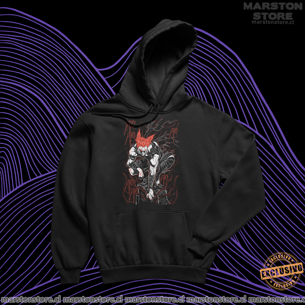 Polerón de One Punch Man con Garou