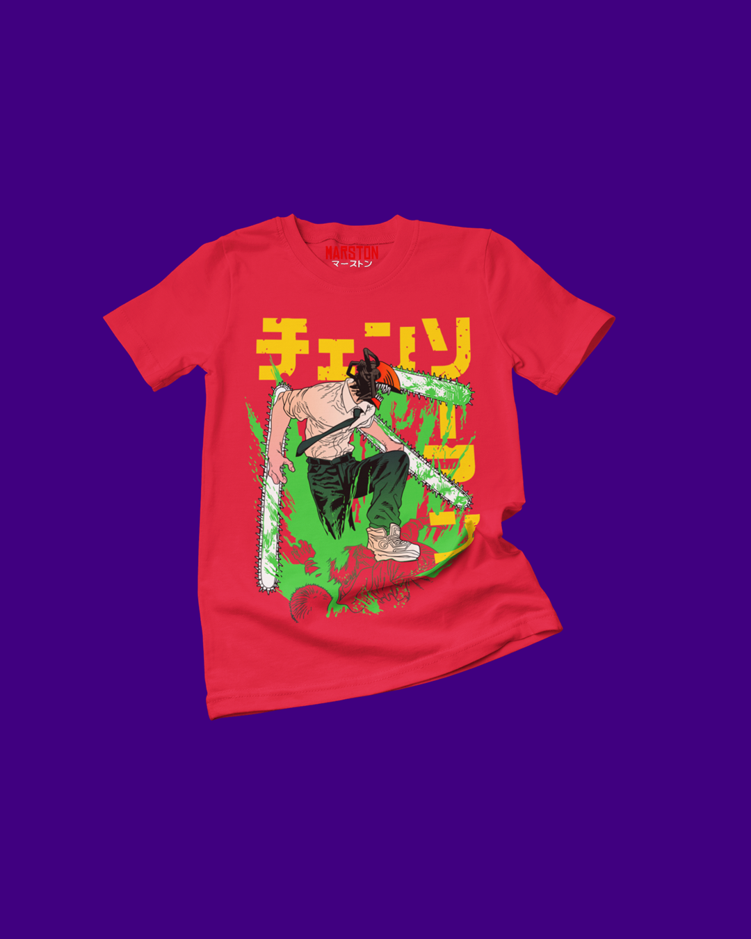 Polera Chainsaw Man - Denji