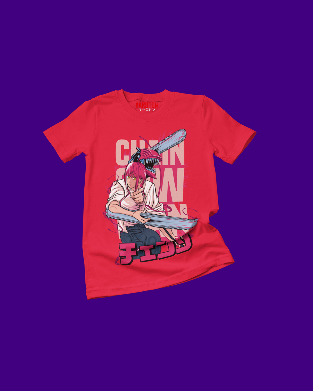 Polera Chainsaw Man - Denji x Makima