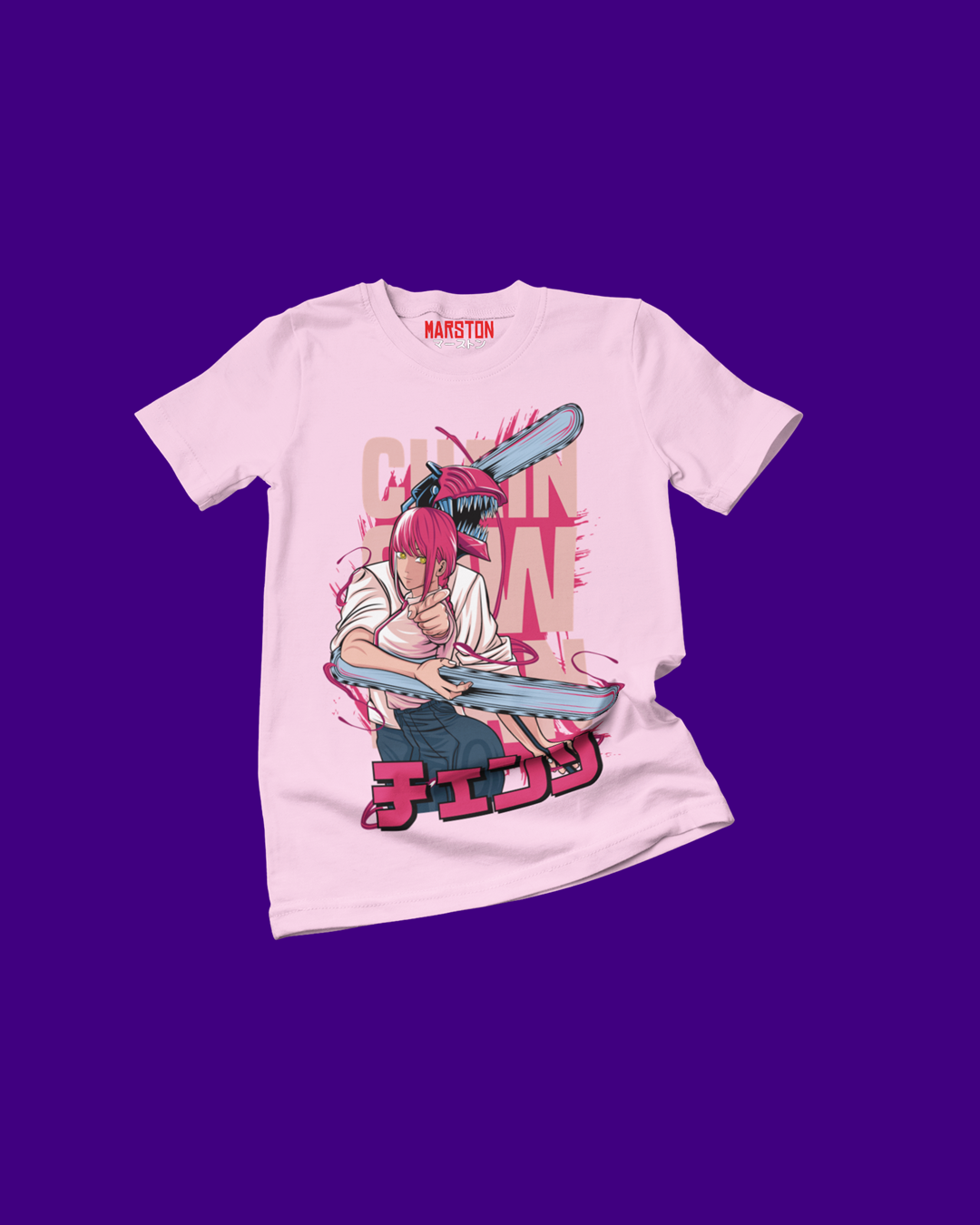 Polera Chainsaw Man - Denji x Makima