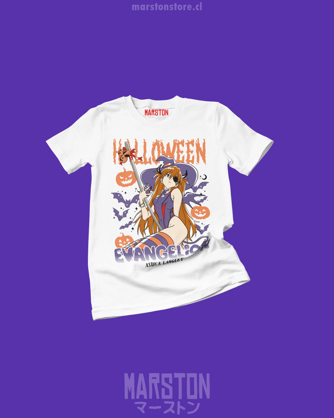 Polera Evangelion - Asuka Halloween (#Ak0)