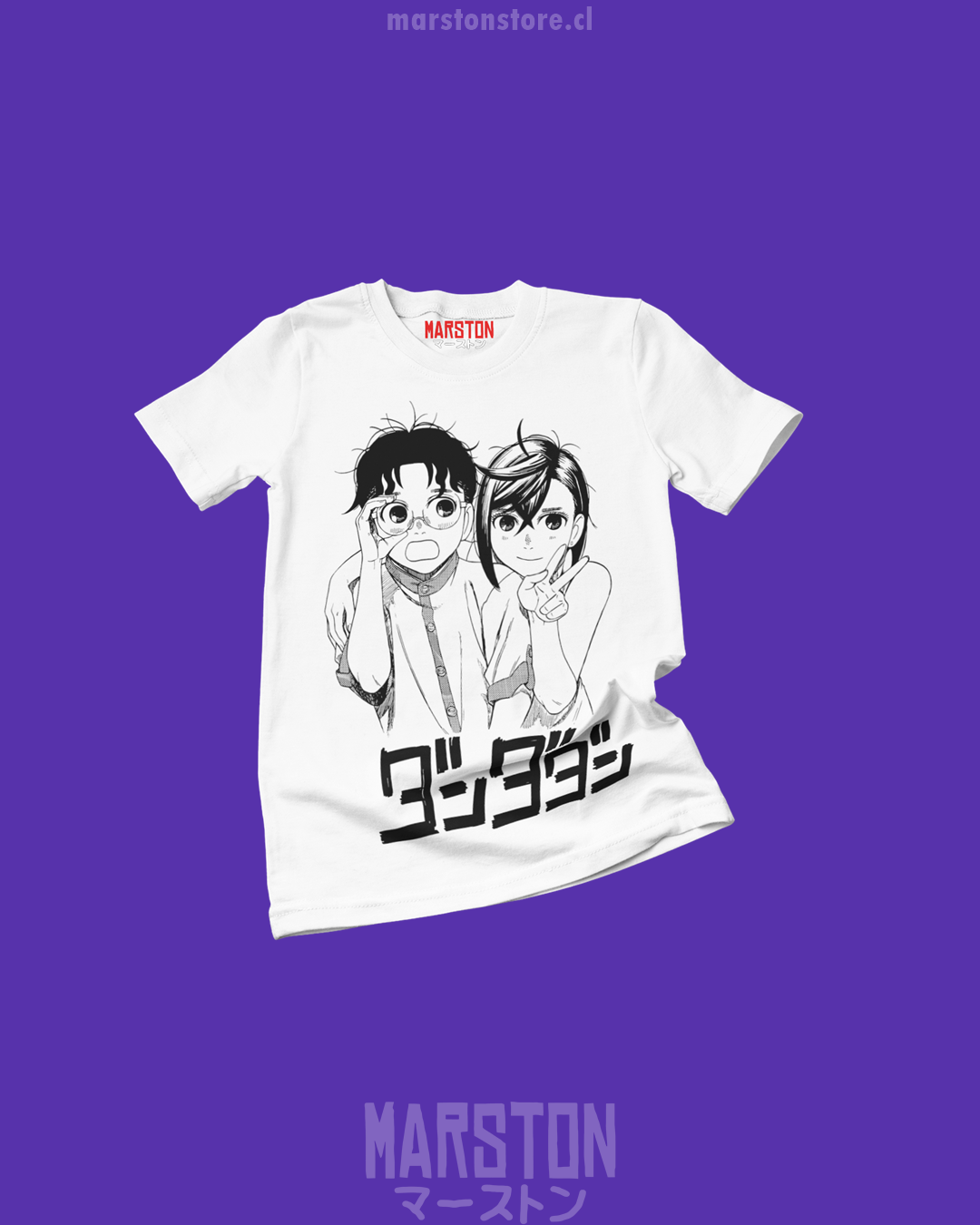 Polera Dandadan - Momo x Okarun