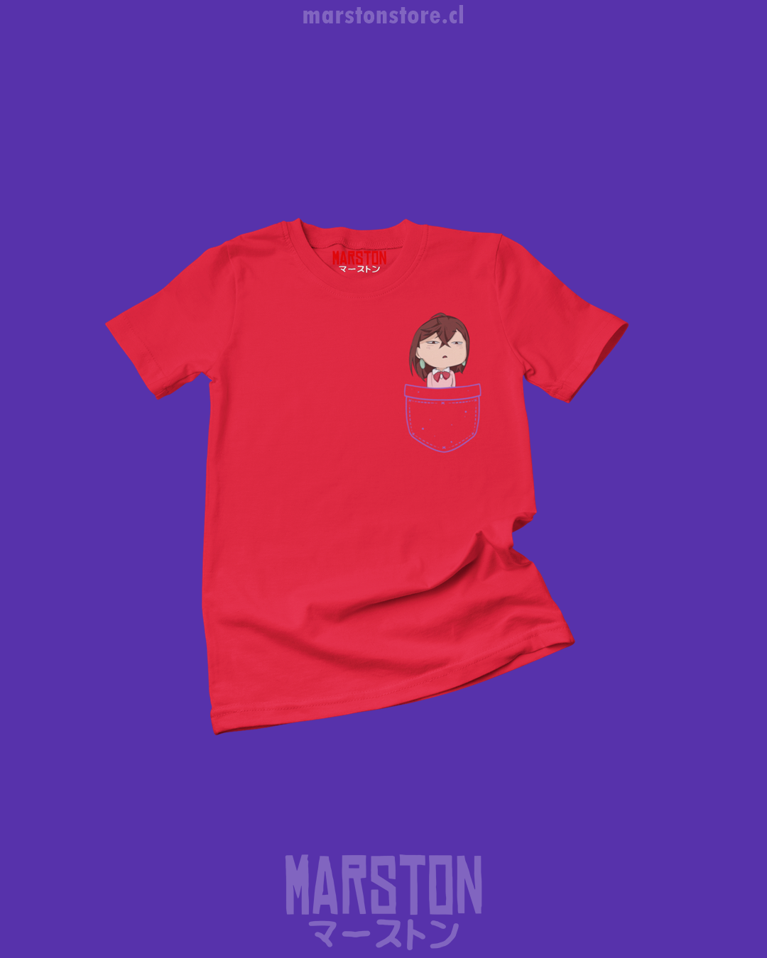 Polera Dandadan - Momo Ayase Bolsillo