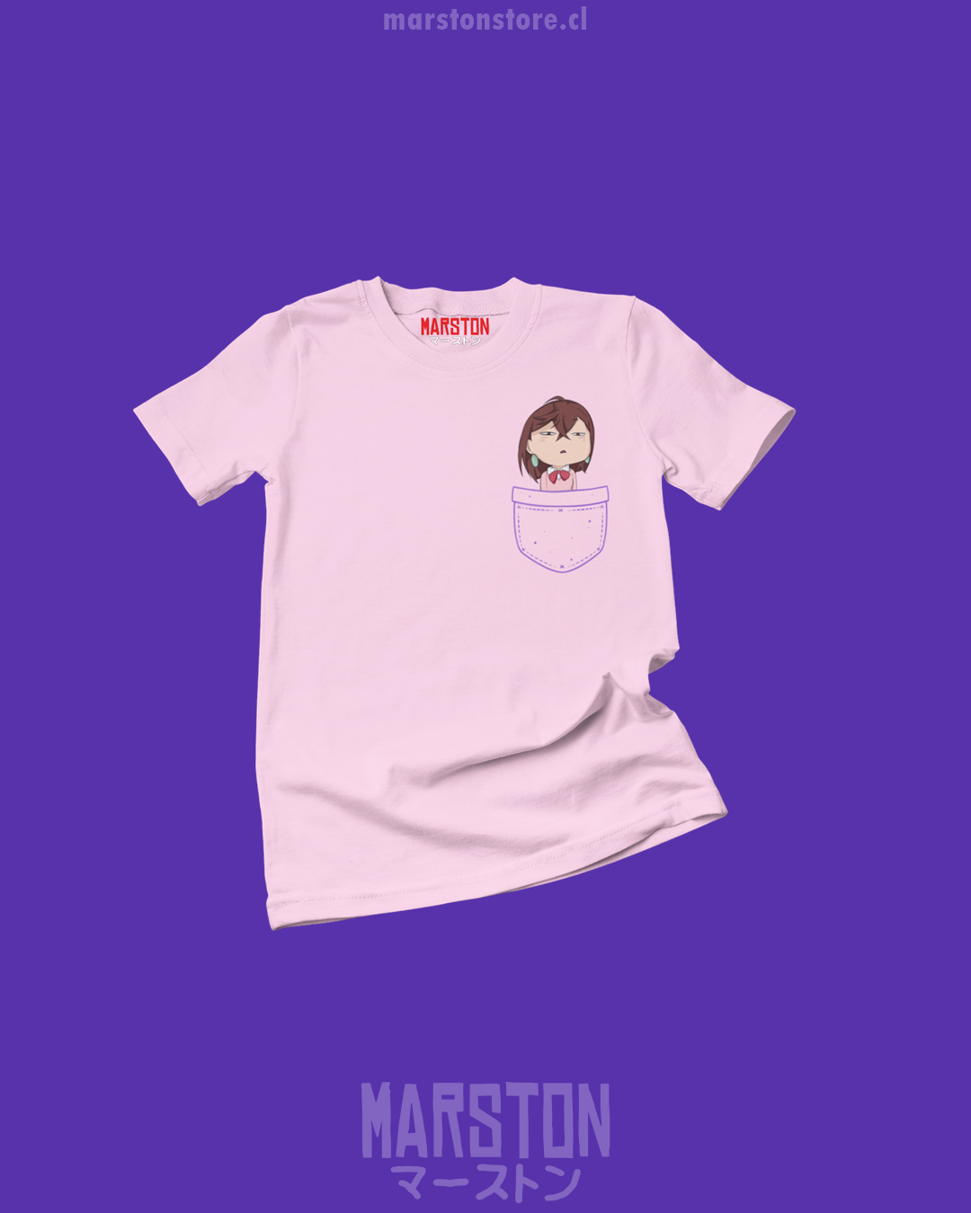 Polera Dandadan - Momo Ayase Bolsillo