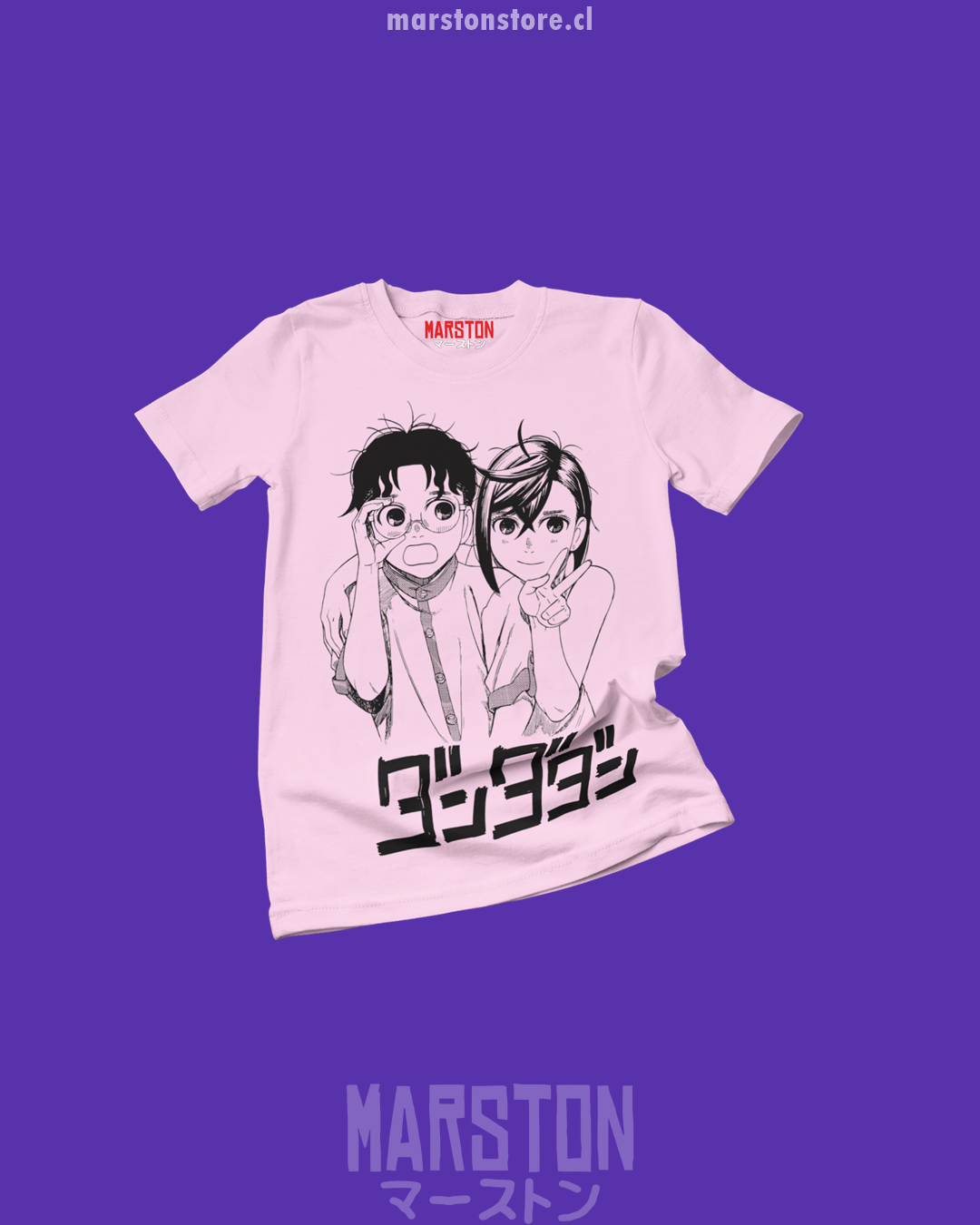 Polera Dandadan - Momo x Okarun