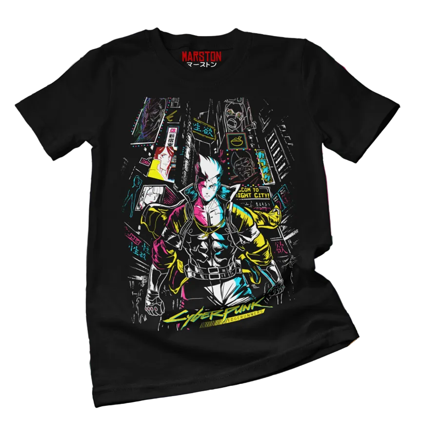 Polera Cyberpunk Edgerunners - David - OFERTA TALLA M
